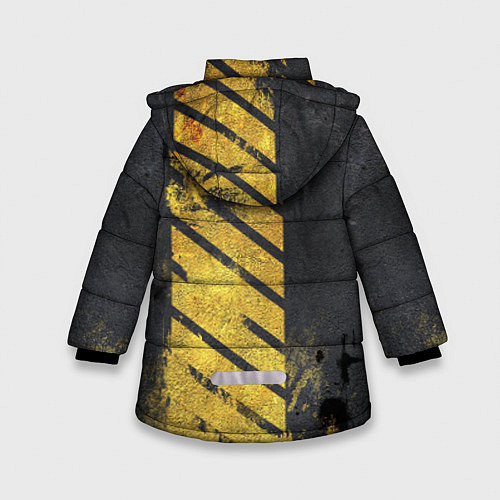 Зимняя куртка для девочки DANGEROUS / 3D-Черный – фото 2