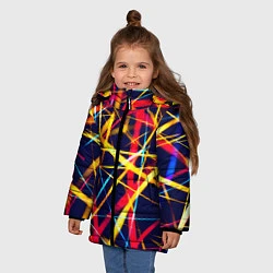 Куртка зимняя для девочки Blink, цвет: 3D-светло-серый — фото 2