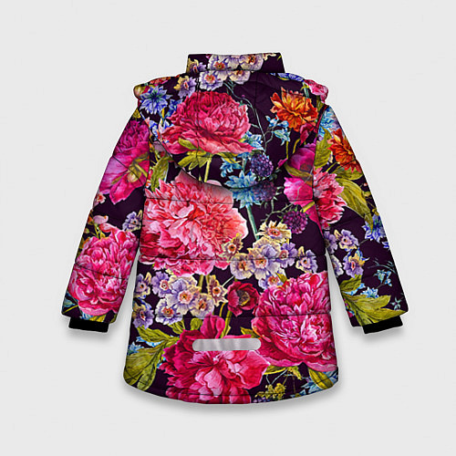 Зимняя куртка для девочки Дочке / 3D-Черный – фото 2