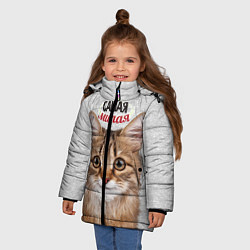 Куртка зимняя для девочки Самая милая, цвет: 3D-красный — фото 2