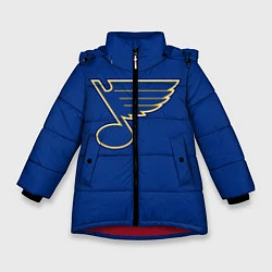 Куртка зимняя для девочки St Louis Blues: Tarasenko 91, цвет: 3D-красный