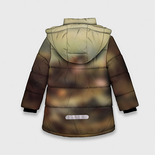 Зимняя куртка для девочки Русские охотники / 3D-Светло-серый – фото 2