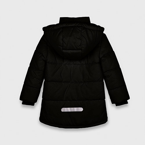Зимняя куртка для девочки Enter Shikari / 3D-Черный – фото 2