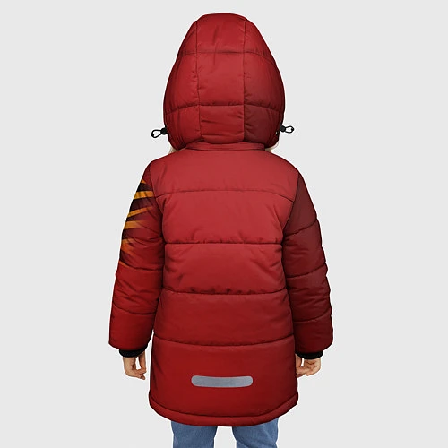 Зимняя куртка для девочки День победы 4 / 3D-Красный – фото 4
