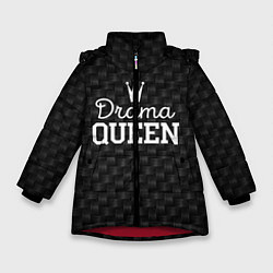 Куртка зимняя для девочки Drama queen, цвет: 3D-красный