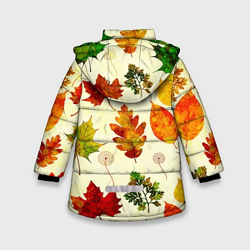 Зимняя куртка для девочки Осень / 3D-Черный – фото 2