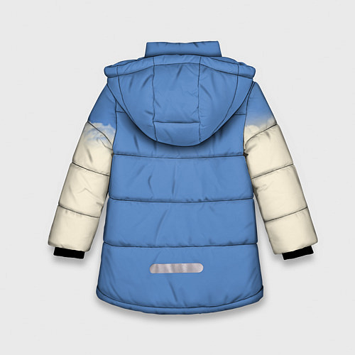 Зимняя куртка для девочки Легенда об Аанге / 3D-Черный – фото 2