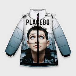 Куртка зимняя для девочки Placebo: Brian Molko, цвет: 3D-черный