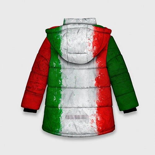 Зимняя куртка для девочки Italian / 3D-Черный – фото 2