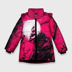 Куртка зимняя для девочки Red, цвет: 3D-черный