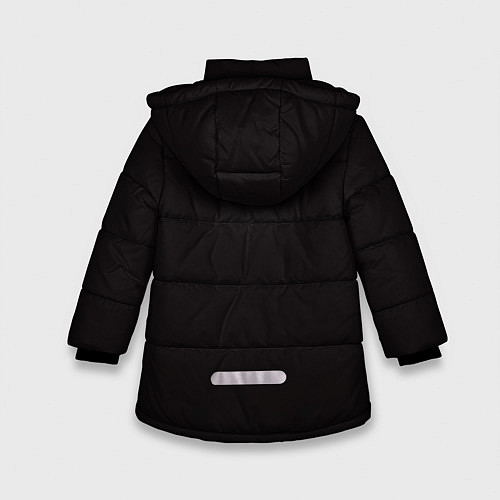 Зимняя куртка для девочки Волейбол 93 / 3D-Черный – фото 2
