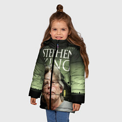 Куртка зимняя для девочки Bestselling Author, цвет: 3D-черный — фото 2