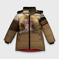 Зимняя куртка для девочки Мартышка