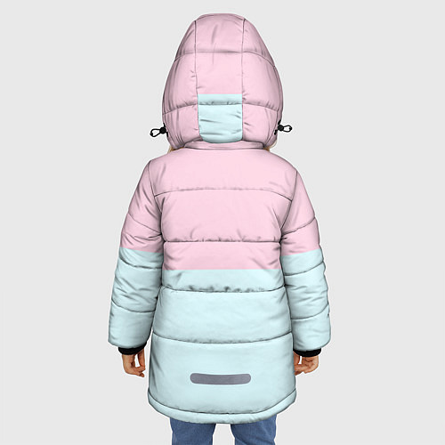 Зимняя куртка для девочки Tropical Art / 3D-Красный – фото 4