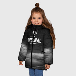 Куртка зимняя для девочки The Arsenal 1886, цвет: 3D-черный — фото 2