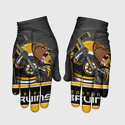 Перчатки Boston Bruins цвета 3D-принт — фото 1
