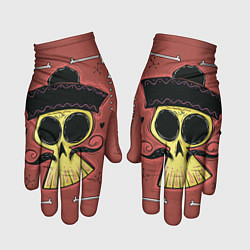 Перчатки Dia de los Muertos, цвет: 3D-принт