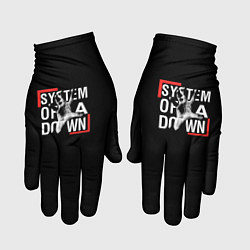 Перчатки System of a Down, цвет: 3D-принт