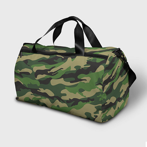 Спортивная сумка Камуфляж: хаки/зеленый / 3D-принт – фото 2