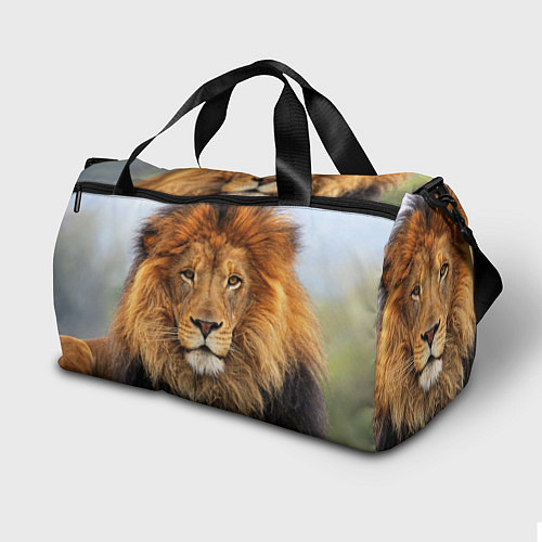 Спортивная сумка Красавец лев / 3D-принт – фото 2