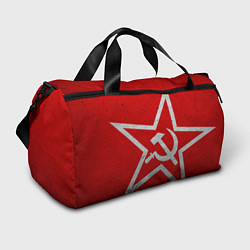 Сумки спортивные Флаг СССР: Серп и Молот, цвет: 3D-принт