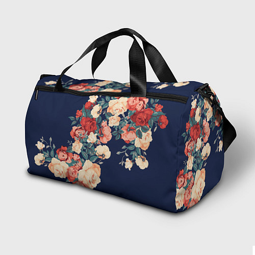 Спортивная сумка Fashion flowers / 3D-принт – фото 2