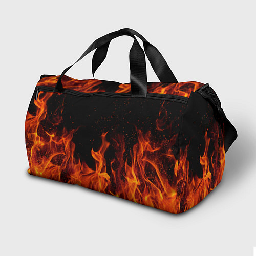Спортивная сумка Стихия огня / 3D-принт – фото 2