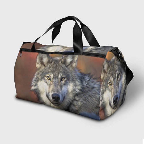 Спортивная сумка Улыбка волка / 3D-принт – фото 2