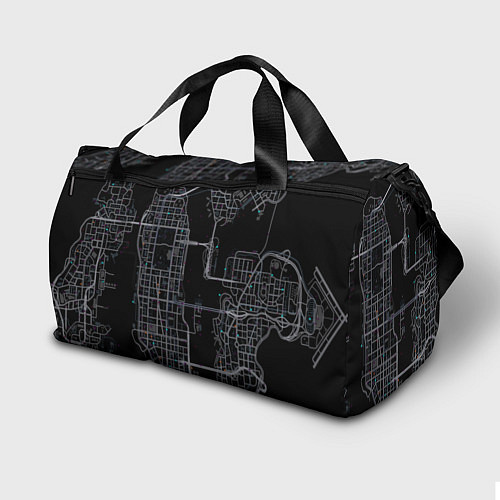 Спортивная сумка GTA V: Map / 3D-принт – фото 2