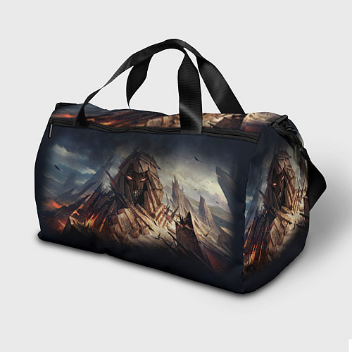 Спортивная сумка Disturbed: Skull Mountain / 3D-принт – фото 2