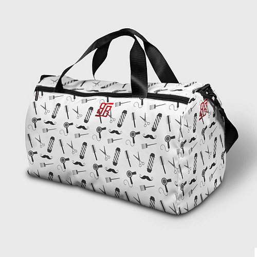 Спортивная сумка Барбер Борода / 3D-принт – фото 2