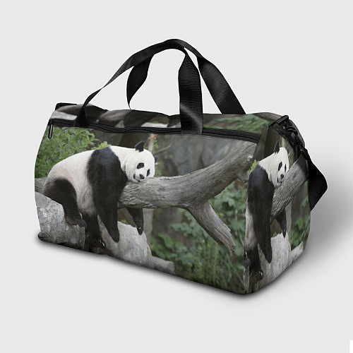 Спортивная сумка Большая уставшая панда / 3D-принт – фото 2