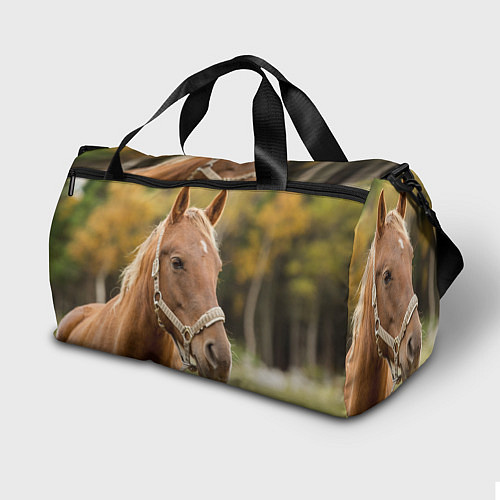 Спортивная сумка Взгляд лошади / 3D-принт – фото 2