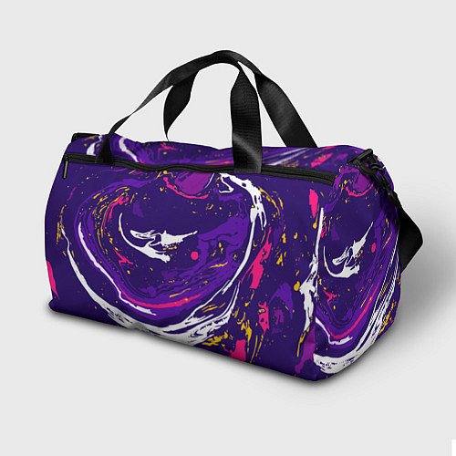 Спортивная сумка Фиолетовый акрил / 3D-принт – фото 2