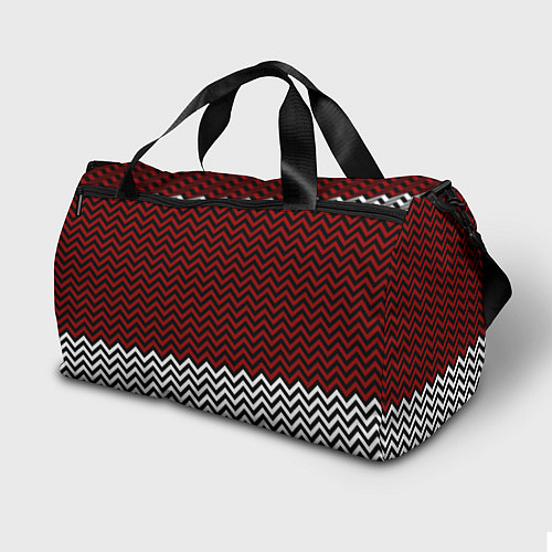 Спортивная сумка Твин Пикс: Минимализм / 3D-принт – фото 2