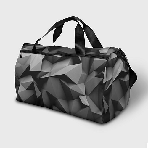 Спортивная сумка Gray abstraction / 3D-принт – фото 2