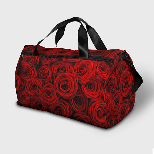 Спортивная сумка Красные розы / 3D-принт – фото 2