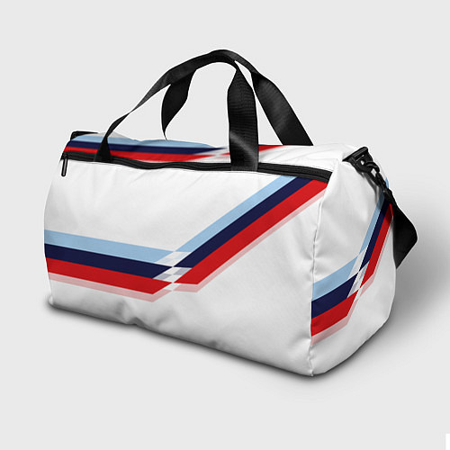 Спортивная сумка BMW БМВ WHITE / 3D-принт – фото 2