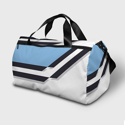 Спортивная сумка Manchester City FC: White style / 3D-принт – фото 2
