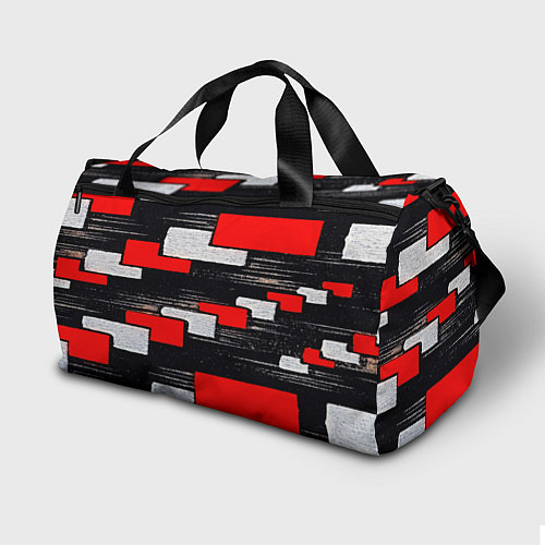 Спортивная сумка Необычная текстура / 3D-принт – фото 2