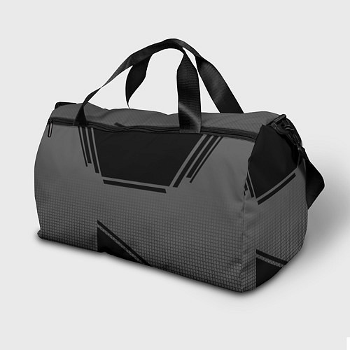 Спортивная сумка Audi: Crey & Black / 3D-принт – фото 2