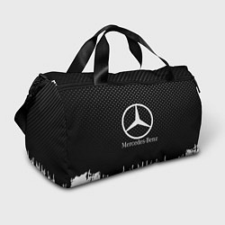 Сумки спортивные Mercedes-Benz: Black Side, цвет: 3D-принт