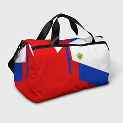 Сумки спортивные Russia: Geometry Tricolor, цвет: 3D-принт