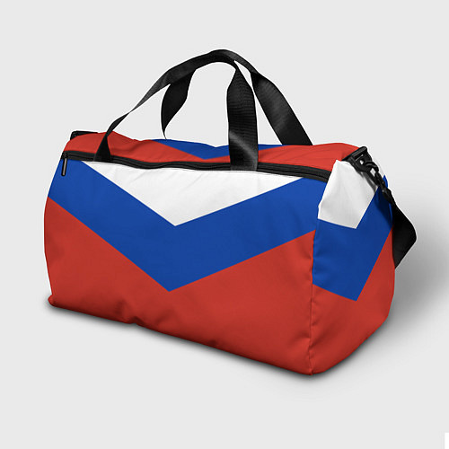Спортивная сумка Российский триколор / 3D-принт – фото 2