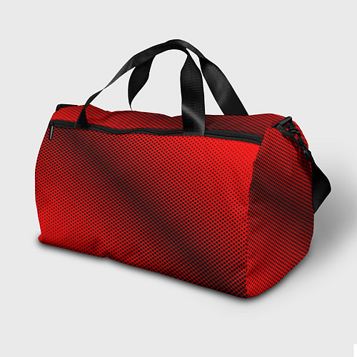 Спортивная сумка Mercedes: Red Carbon / 3D-принт – фото 2
