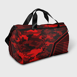 Сумки спортивные CS:GO Red Camo, цвет: 3D-принт