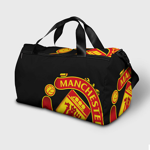 Спортивная сумка FC Man United: Black Exclusive / 3D-принт – фото 2