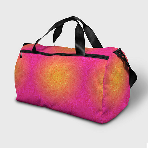 Спортивная сумка Солнечная мандала / 3D-принт – фото 2