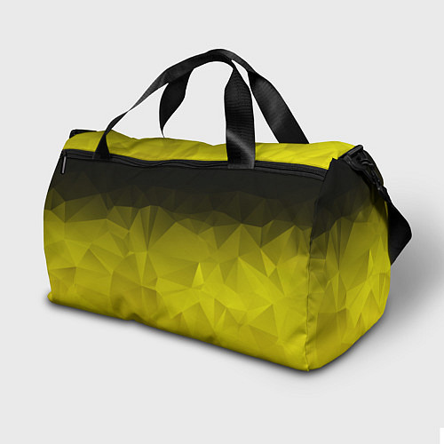 Спортивная сумка Cyberpunk 2077: Yellow Poly / 3D-принт – фото 2