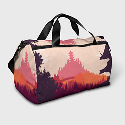 Сумки спортивные Firewatch City, цвет: 3D-принт